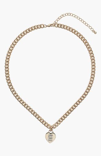 Silver necklace with name