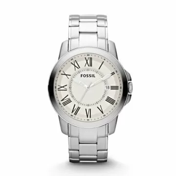  Inspired by the simplicity of vintage timepieces, our Grant watch has a classic appeal. We love the polished stainless steel and roman numeral indexes. This Grant watch also features a three hand movement. 